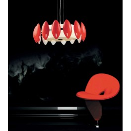LAMPA NOWOCZESNA FRASCATTI D55 RED LAMPA NOWOCZESNA FRASCATTI D55 RED