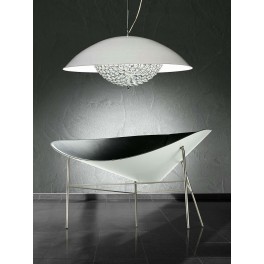 LAMPA WISZĄCA KRYSZTAŁOWA MEZZALUNA W9 WHITE LAMPA WISZĄCA KRYSZTAŁOWA MEZZALUNA W9 WHITE