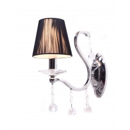 KINKIET KRYSZTAŁOWY LDW 8033 - 1 BLACK KINKIET KRYSZTAŁOWY LDW 8033 - 1 BLACK