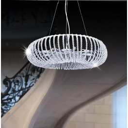 LAMPA KRYSZTAŁOWA GRAZIANA W9 SILVER LAMPA KRYSZTAŁOWA GRAZIANA W9 SILVER