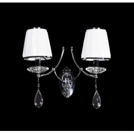 KINKIET KRYSZTAŁOWY DOMINNI SILVER KINKIET KRYSZTAŁOWY DOMINNI SILVER