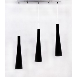 POTRÓJNA LAMPA SUFITOWA MORRATE BLACK GLOSS W3 POTRÓJNA LAMPA SUFITOWA MORRATE BLACK GLOSS W3